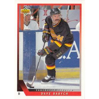 Řadové karty - Babych Dave - 1993-94 Upper Deck No.376