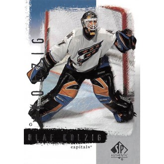 Řadové karty - Kolzig Olaf - 2000-01 SP Authentic No.89