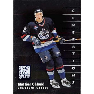 Řadové karty - Ohlund Mattias - 1997-98 Donruss Elite No.139