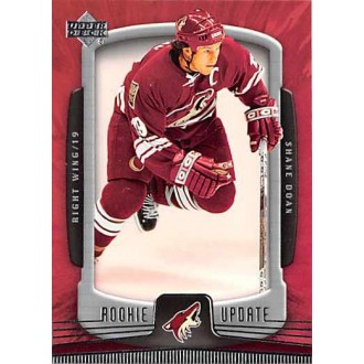 Řadové karty - Doan Shane - 2005-06 Rookie Update No.76