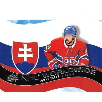Insertní karty - Tatar Tomáš - 2020-21 Upper Deck NHL Worldwide No.WW28