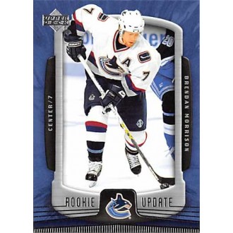 Řadové karty - Morrison Brendan - 2005-06 Rookie Update No.99