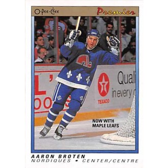 Řadové karty - Broten Aaron - 1990-91 OPC Premier No.10