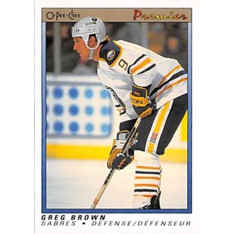 Řadové karty - Brown Greg - 1990-91 OPC Premier No.11