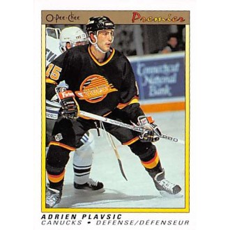 Řadové karty - Plavsic Adrien - 1990-91 OPC Premier No.90