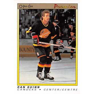 Řadové karty - Quinn Dan - 1990-91 OPC Premier No.93