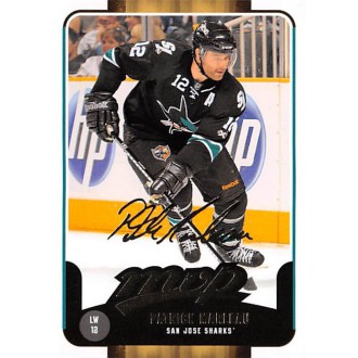 Insertní karty - Marleau Patrick - 2011-12 Victory MVP No.70