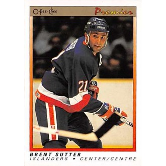 Řadové karty - Sutter Brent - 1990-91 OPC Premier No.115