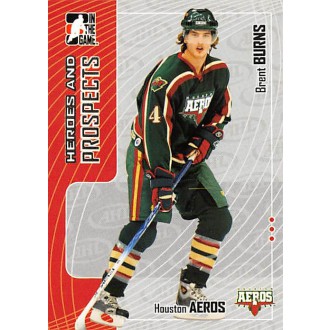 Řadové karty - Burns Brent - 2005-06 ITG Heroes and Prospects No.54