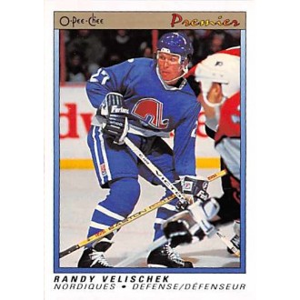 Řadové karty - Velischek Randy - 1990-91 OPC Premier No.125