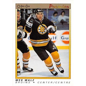 Řadové karty - Walz Wes - 1990-91 OPC Premier No.127
