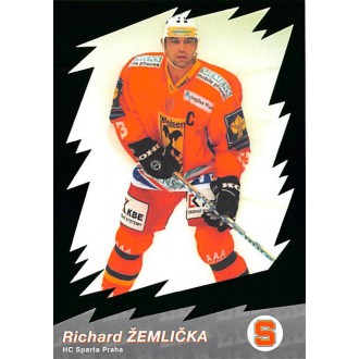 Extraliga OFS - Žemlička Richard - 2000-01 OFS Star ELH zelená No.9