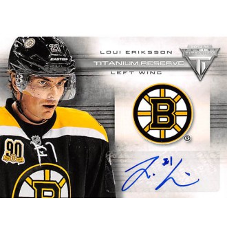 Podepsané karty - Eriksson Loui - 2013-14 Titanium Reserve Autographs No.TR-LE