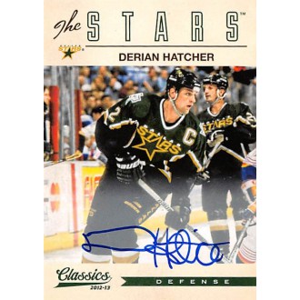 Podepsané karty - Hatcher Derian - 2012-13 Classics Signatures Autographs No.189