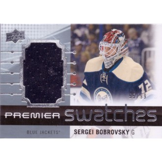Jersey karty - Bobrovsky Sergei - 2016-17 Premier Swatches No.PS-SB