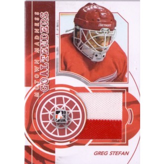 Jersey karty - Stefan Greg - 2012-13 ITG Motown Madness Goaltenders Memorabilia No.G-04