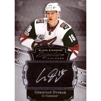 Podepsané karty - Dvorak Christian - 2017-18 Black Diamond Signature Placards No.SP-CD