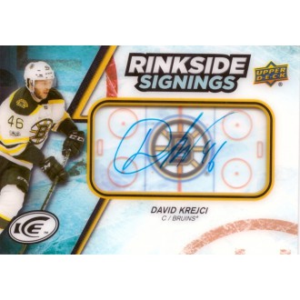 Podepsané karty - Krejčí David - 2017-18 Ice Rinkside Signings No.RS-DK