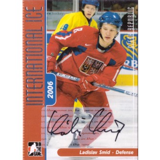 Podepsané karty - Šmíd Ladislav - 2006-07 ITG International Ice Autographs No.A-LS