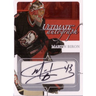 Podepsané karty - Biron Martin - 2003-04 BAP Ultimate Memorabilia Autographs No.47