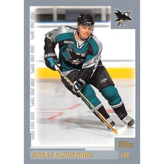 Řadové karty - Sundstrom Niklas - 2000-01 Topps No.34