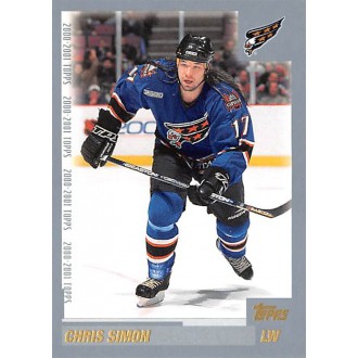 Řadové karty - Simon Chris - 2000-01 Topps No.93