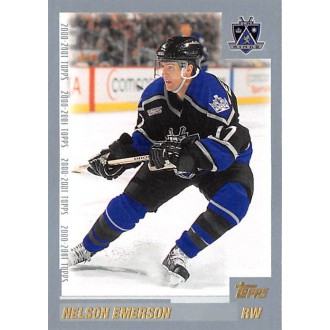 Řadové karty - Emerson Nelson - 2000-01 Topps No.130