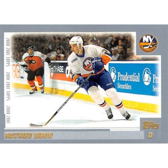 Řadové karty - Biron Mathieu - 2000-01 Topps No.158