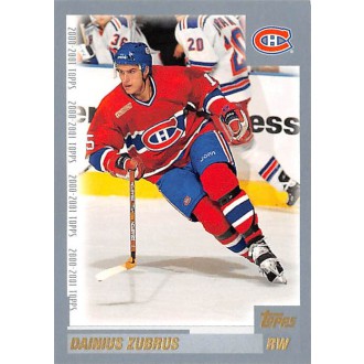 Řadové karty - Zubrus Dainius - 2000-01 Topps No.201