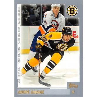 Řadové karty - Savage Andre - 2000-01 Topps No.230