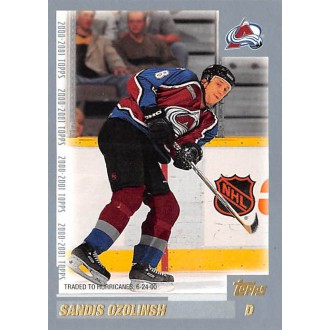 Řadové karty - Ozolinsh Sandis - 2000-01 Topps No.247