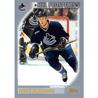 Řadové karty - Komarniski Zenith - 2000-01 Topps No.291