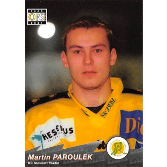 Extraliga OFS - Paroulek Martin - 2000-01 OFS No.338