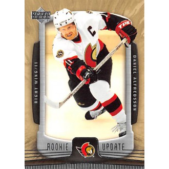 Řadové karty - Alfredsson Daniel - 2005-06 Rookie Update No.67