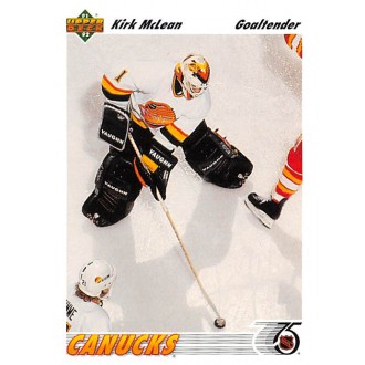 Řadové karty - McLean Kirk - 1991-92 Upper Deck No.191