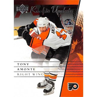 Řadové karty - Amonte Tony - 2002-03 Rookie Update No.74