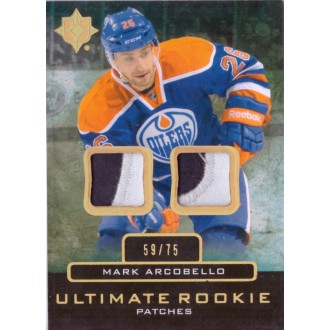 Patch karty - Arcobello Mark - 2013-14 Ultimate Collection Ultimate Rookie Patches No.URJ-MA