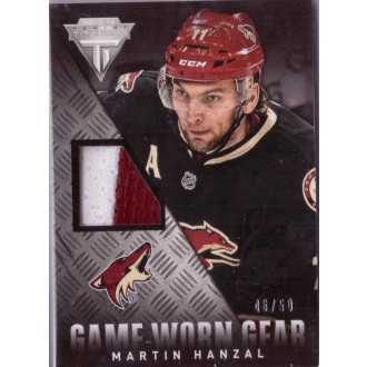 Patch karty - Hanzal Martin - 2013-14 Titanium Game Worn Gear Prime No.GG-MHZ