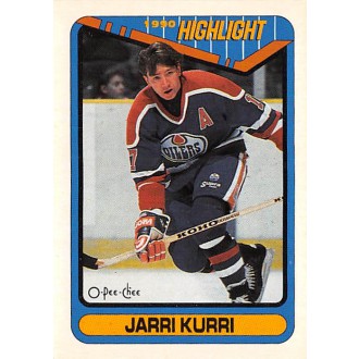 Řadové karty - Kurri Jari - 1990-91 O-Pee-Chee No.5