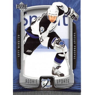 Řadové karty - Prospal Václav - 2005-06 Rookie Update No.90