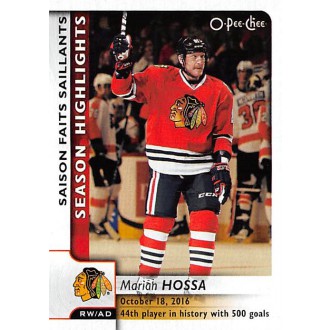 Řadové karty - Hossa Marián - 2017-18 O-Pee-Chee No.552