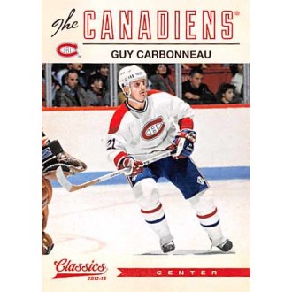 Řadové karty - Carbonneau Guy - 2012-13 Classics Signatures No.103