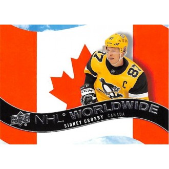 Insertní karty - Crosby Sidney - 2020-21 Upper Deck NHL Worldwide No.WW25