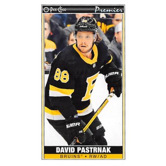 Insertní karty - Pastrňák David - 2020-21 O-Pee-Chee Premier Tallboys No.P6
