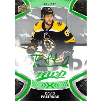 Paralelní karty - Pastrňák David - 2021-22 MVP Green Script No.196
