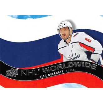 Insertní karty - Ovechkin Alexander - 2020-21 Upper Deck NHL Worldwide No.WW6