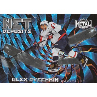 Insertní karty - Ovechkin Alexander - 2020-21 Metal Universe Net Deposits No.ND14