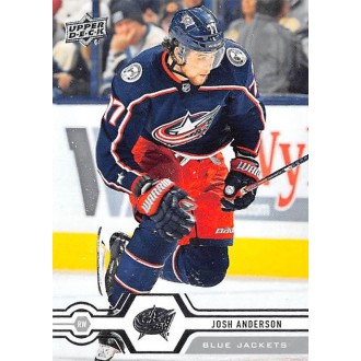 Řadové karty - Anderson Josh - 2019-20 Upper Deck No.67