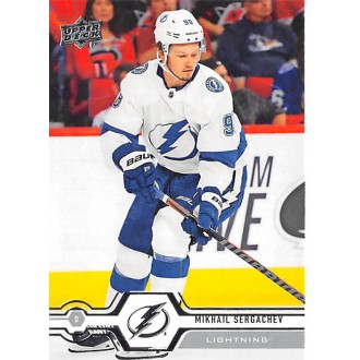 Řadové karty - Sergachev Mikhail - 2019-20 Upper Deck No.274