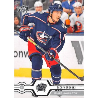 Řadové karty - Werenski Zach - 2019-20 Upper Deck No.319